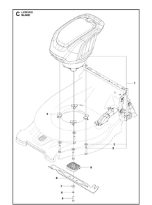 Part Location Diagram of 590531404 Husqvarna Power Unit
