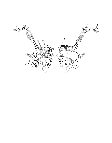 Decals Diagram and Parts List for 96083000605  Husqvarna Tiller
