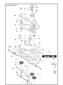 Part Location Diagram of 504620103 Husqvarna Deck Shell Assy