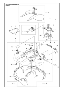 Part Location Diagram of 538876301 Husqvarna Sensor Assembly
