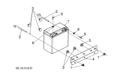 Control Panel And Discharge Chute 3 Diagram and Parts List for ST427T  Husqvarna Snow Blower