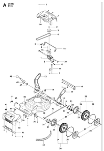 Part Location Diagram of 504048501 Husqvarna Belt Guide