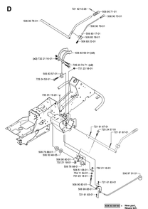 Controls Diagram and Parts List for RIDER155AWD (965089301)(2006-01) Husqvarna Lawn Mower