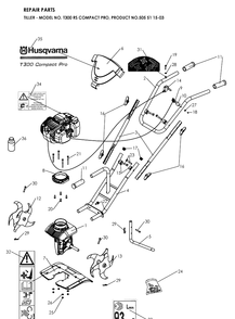 Part Location Diagram of 531008524 Husqvarna Plate