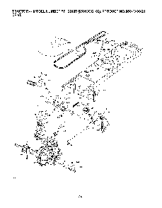 Drive Diagram and Parts List for YTH2242T96043002102 2008-01 Husqvarna Lawn Tractor