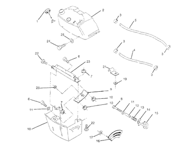 Dash Diagram and Parts List for LT92012 (954000251-A)(1993-01) Husqvarna Lawn Tractor