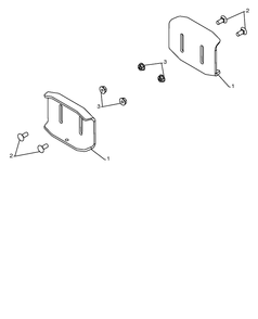 Auger Housing And Impeller 4 Diagram and Parts List for 5524ST 2009-08 Husqvarna Snow Blower