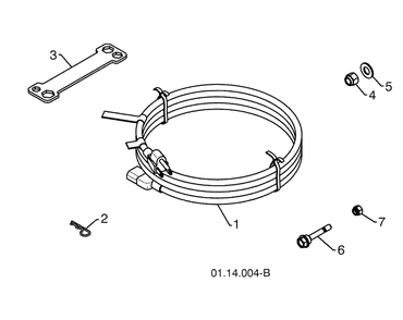 Accessories 1 Diagram and Parts List for 1827SB (961930047)(2009-07) Husqvarna Snow Blower