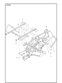 Part Location Diagram of 588982601 Husqvarna Engine Frame