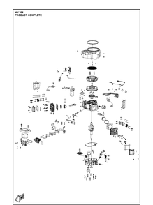 Part Location Diagram of 598632103 Husqvarna Engine