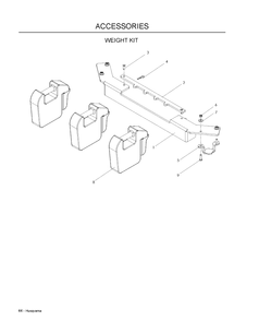 Accessories 5 Diagram and Parts List for LZF5227 (966956701)(2009-07) Husqvarna Lawn Mower