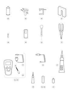 Maintenance And Service Tools Elec. (Part C) Diagram and Parts List for HUV4421DXP 2006-11 Husqvarna Lawn Tractor