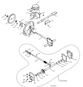 Auger Housing / Impeller Assembly - A Diagram and Parts List for 16530SBXLS (96193004101)(2009-06) Husqvarna Snow Blower