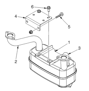 Engine Mounting, Guards And Muffler 2 Diagram and Parts List for MZ48 (97045570100)(2020-01) Husqvarna Lawn Mower