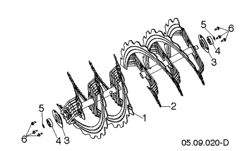 Auger Housing And Impeller 3 Diagram and Parts List for ST330 (97046970101)(2020-06) Husqvarna Snow Blower