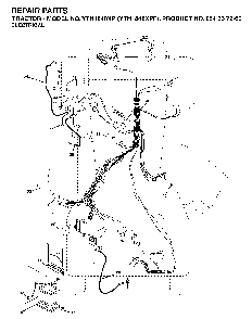 Electrical Diagram and Parts List for YTH1848XPF (954567260)(2003-06) Husqvarna Lawn Tractor
