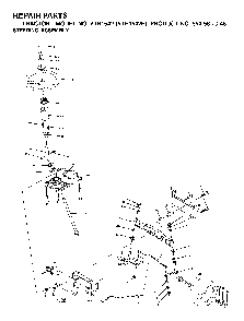Steering Diagram and Parts List for YTH1542E (954567048)(2001-12) Husqvarna Lawn Tractor