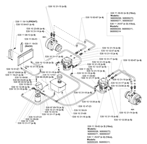 Part Location Diagram of 539112697 Husqvarna PUMP, PARKER 12CC