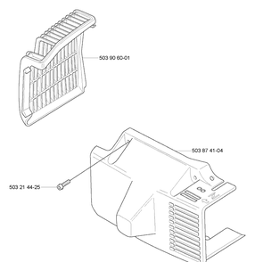 Covers Diagram and Parts List for 225B 2006-09 Husqvarna Leaf Blower / Vacuum