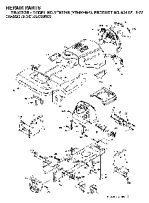 Chassis And Enclosures Diagram and Parts List for YTH2248A (954571977)(2004-06) Husqvarna Lawn Tractor