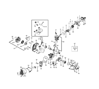 Part Location Diagram of 532193646 Husqvarna Housing