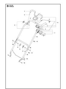 Part Location Diagram of 590593801 Husqvarna Grip