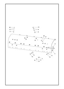 Housing Diagram and Parts List for ARFM5120V1  Husqvarna Lawn Tractor Accessories