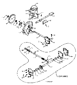 Auger Housing And Impeller Diagram and Parts List for 11527SB96193006400 2010-06 Husqvarna Snow Blower