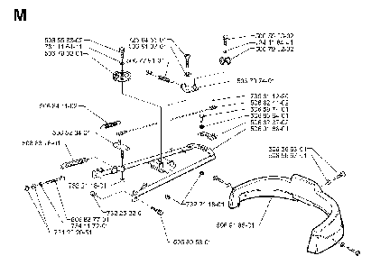 Frame Diagram and Parts List for RIDER970HSTBIOCLIP 1997-02 Husqvarna Lawn Tractor