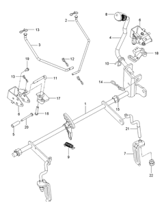 Mower Lift / Deck Lift Diagram and Parts List for Z254F (96795400200)(2018-04) Husqvarna Lawn Mower