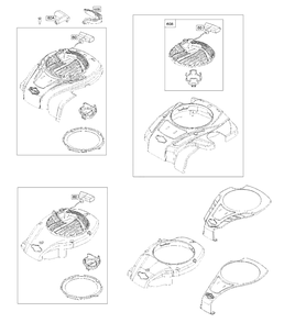 Starter Diagram and Parts List for 09P6020029H1 2017-01 Husqvarna Engine