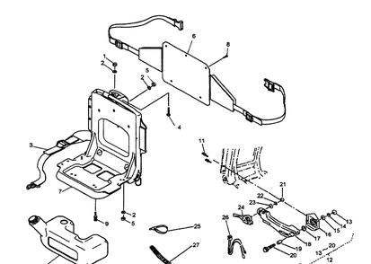 Part Location Diagram of 695000654 Husqvarna Backpack Frame