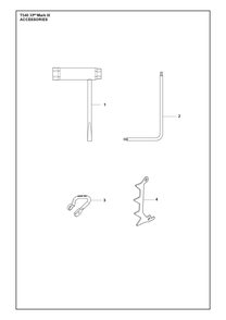 Accessories Diagram and Parts List for T540XPMARKIII  Husqvarna Chainsaw