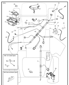 Electrical Diagram and Parts List for LGT2654 (96043014800)(2012-10) Husqvarna Lawn Tractor