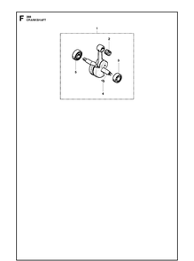 Crankshaft Diagram and Parts List for 288XP  Husqvarna Chainsaw