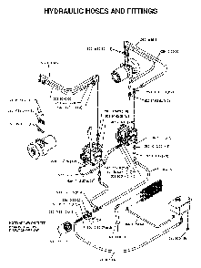 Hydraulic Pump - Motor Diagram and Parts List for BZ34C (968999316)(2006-04) Husqvarna Lawn Tractor