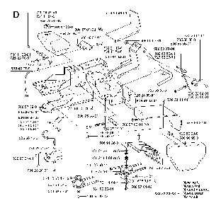 Chassis / Frame Diagram and Parts List for RIDER11BIOCLIP (953519901)(2004-01) Husqvarna Lawn Tractor