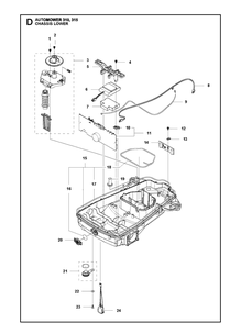 Part Location Diagram of 589586201 Husqvarna Battery