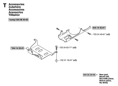 Accessories Diagram and Parts List for R13AWD (965079901)(2006-01) Husqvarna Lawn Tractor
