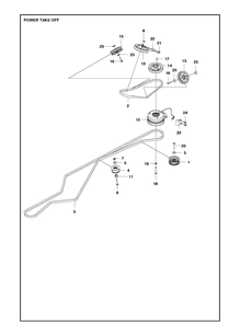 Part Location Diagram of 577334201 Husqvarna Pulley