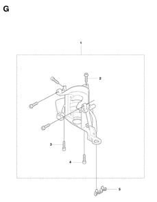 Crankcase Diagram and Parts List for 323HD60 20081400001-20090400000 Husqvarna Hedge Trimmer