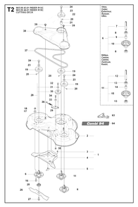 94cm Cutting Deck Diagram and Parts List for R13C (965094301)(2007-01) Husqvarna Lawn Tractor