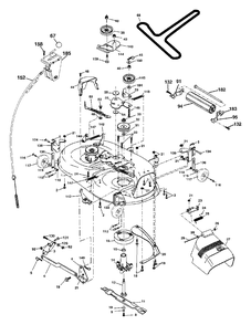 Mower Deck Diagram and Parts List for LTH2042 (954571953-C)(2004-03) Husqvarna Lawn Tractor