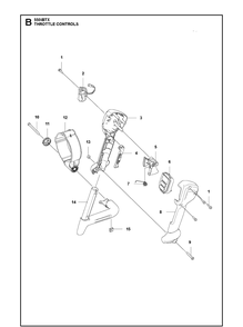 Part Location Diagram of 592647803 Husqvarna Control Panel