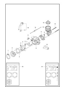 Carburetor Diagram and Parts List for K970 2016-07 Husqvarna Lawn Tractor Accessories