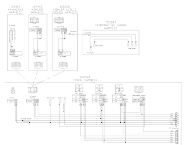 Wiring Diagram Diagram and Parts List for ZTH7227KOB (968999225) (033600000 and Up)(2004-09) Husqvarna Lawn Mower