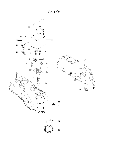 Ignition System Diagram and Parts List for EZ24TCE (966659701)(2010-12) Husqvarna Lawn Tractor