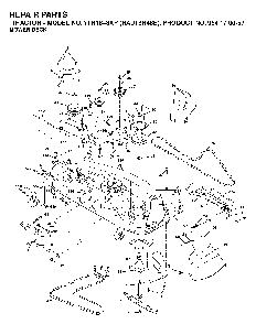 Mower Deck / Cutting Deck Diagram and Parts List for YTH1848XP (HAU18H48E, 954170057)(2003-01) Husqvarna Lawn Tractor
