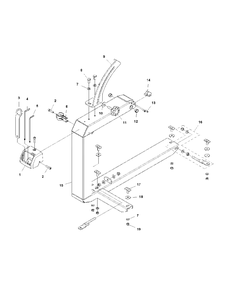 Arm Diagram and Parts List for MS360 2015-06 Husqvarna Circular Saw