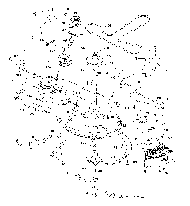 Mower Deck / Cutting Deck Diagram and Parts List for YTH200TWIN (96041006301)(2008-09) Husqvarna Lawn Tractor